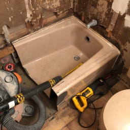 Cast Iron Tub Removal