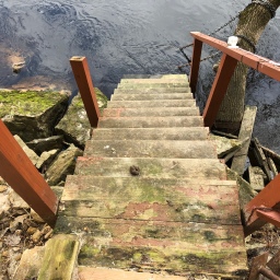 Lake House Stairs Update
